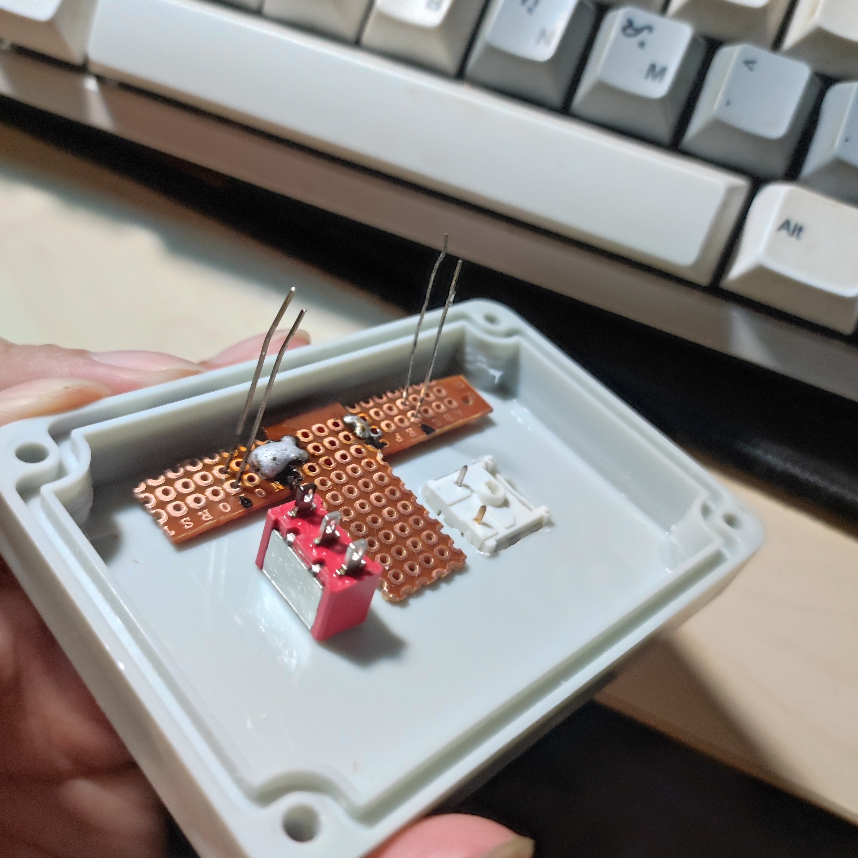 LED&rsquo;s installed on makeshift bridge